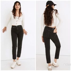 Madewell- Classic straight jeans in lunar wash